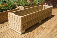 4ft Long Wooden Decking Plantertroughwindow Box 122cm X 30cm 30cm pertaining to dimensions 1599 X 1200