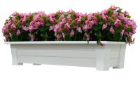 Adams Manufacturing 36 In X 15 In White Resin Deck Planter 9302 48 with regard to sizing 1000 X 1000