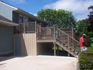 Add A Storage Shed Underneath Your Deck Deck With Storage Underneath inside measurements 1200 X 900