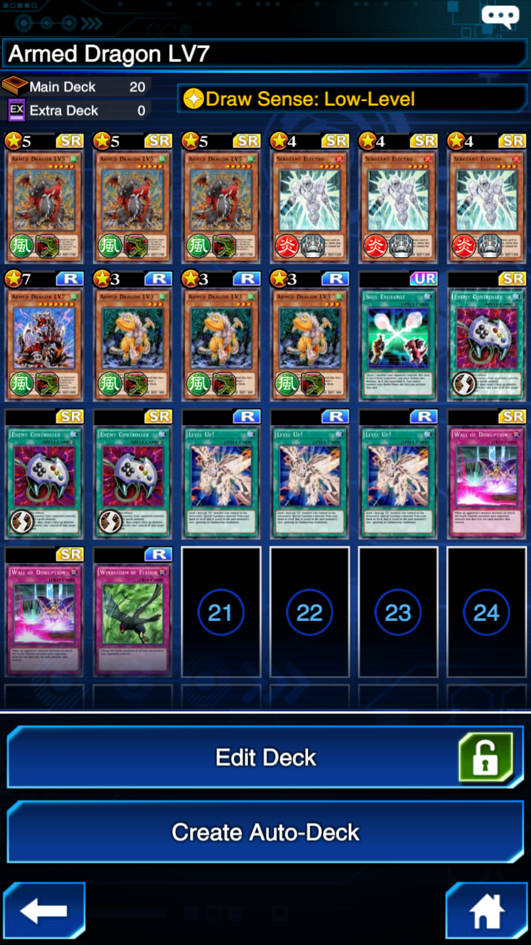 Armed Dragon Deck Duellinks in measurements 1080 X 1920