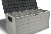 Barton 44 In X 194 In Patio Deck Storage Box In Grey 94008 The within dimensions 1000 X 1000