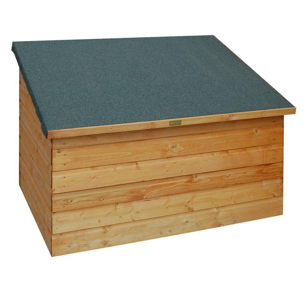 Bosmere English Garden 45 Ft X 3 Ft Wood Garden Deck Box A047 in proportions 1000 X 1000