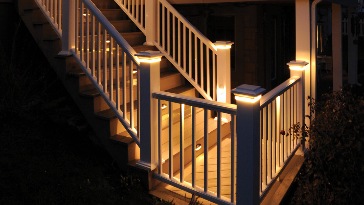 Deck Rail Lighting Deck Lights Outdoor Lighting Azek within measurements 1440 X 810