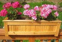 Deck Railing Planter Box Plans Decks Ideas intended for dimensions 1024 X 768