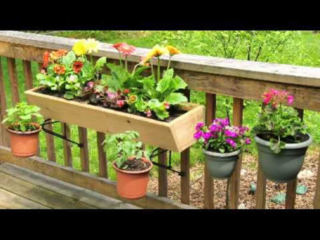 Deck Railing Planter Boxes Ideas Designdiary Deck Railing intended for measurements 1024 X 768