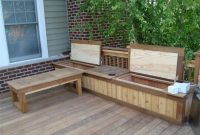 Deck Storage Bench And Shelf Fromy Love Design Top Features Deck within measurements 1024 X 768