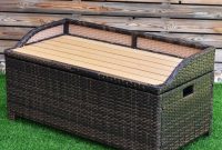 Details About Outdoor Storage Bench Deck Box Garden Rattan Patio within proportions 1000 X 1000