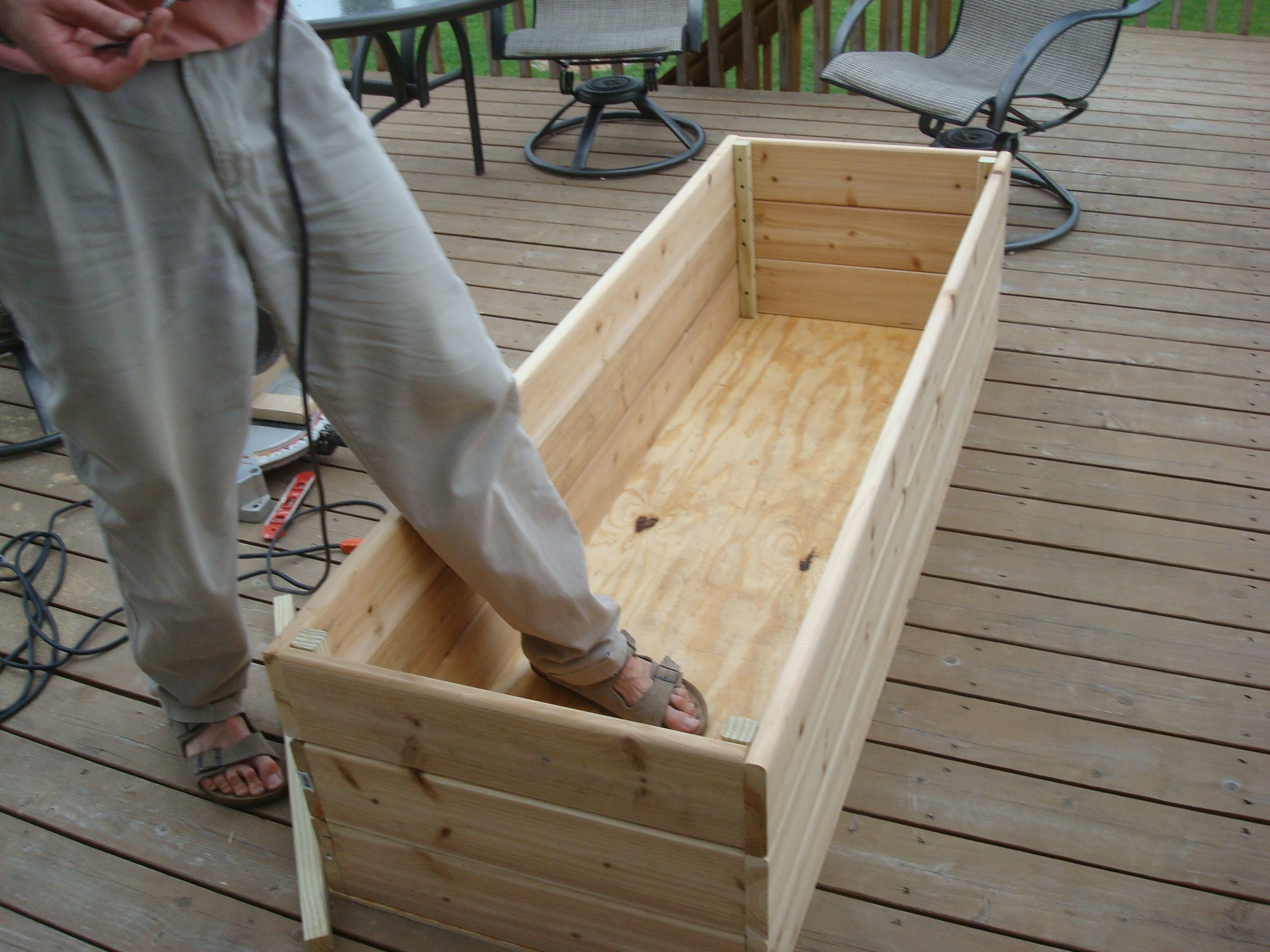 Diy Deck Planter Box Plans Wooden Pdf Adirondack Chair Plans intended for size 2592 X 1944