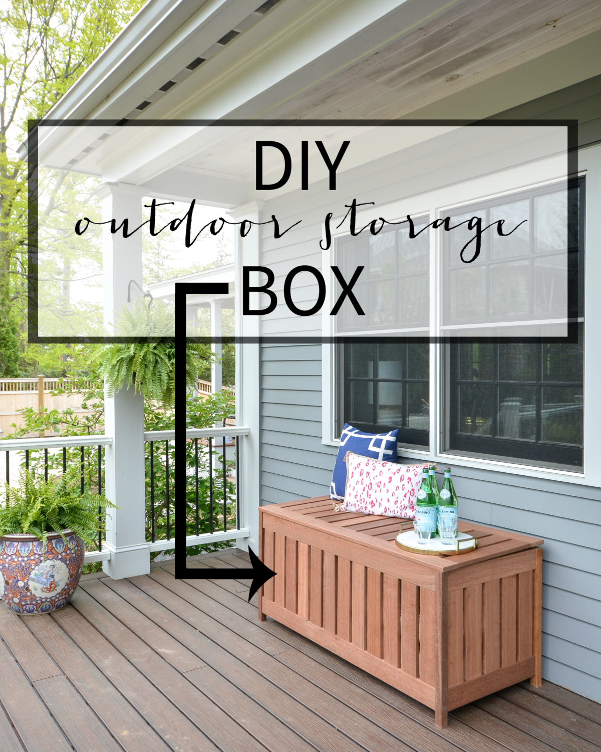 Diy Outdoor Storage Box The Chronicles Of Home throughout sizing 1200 X 1500