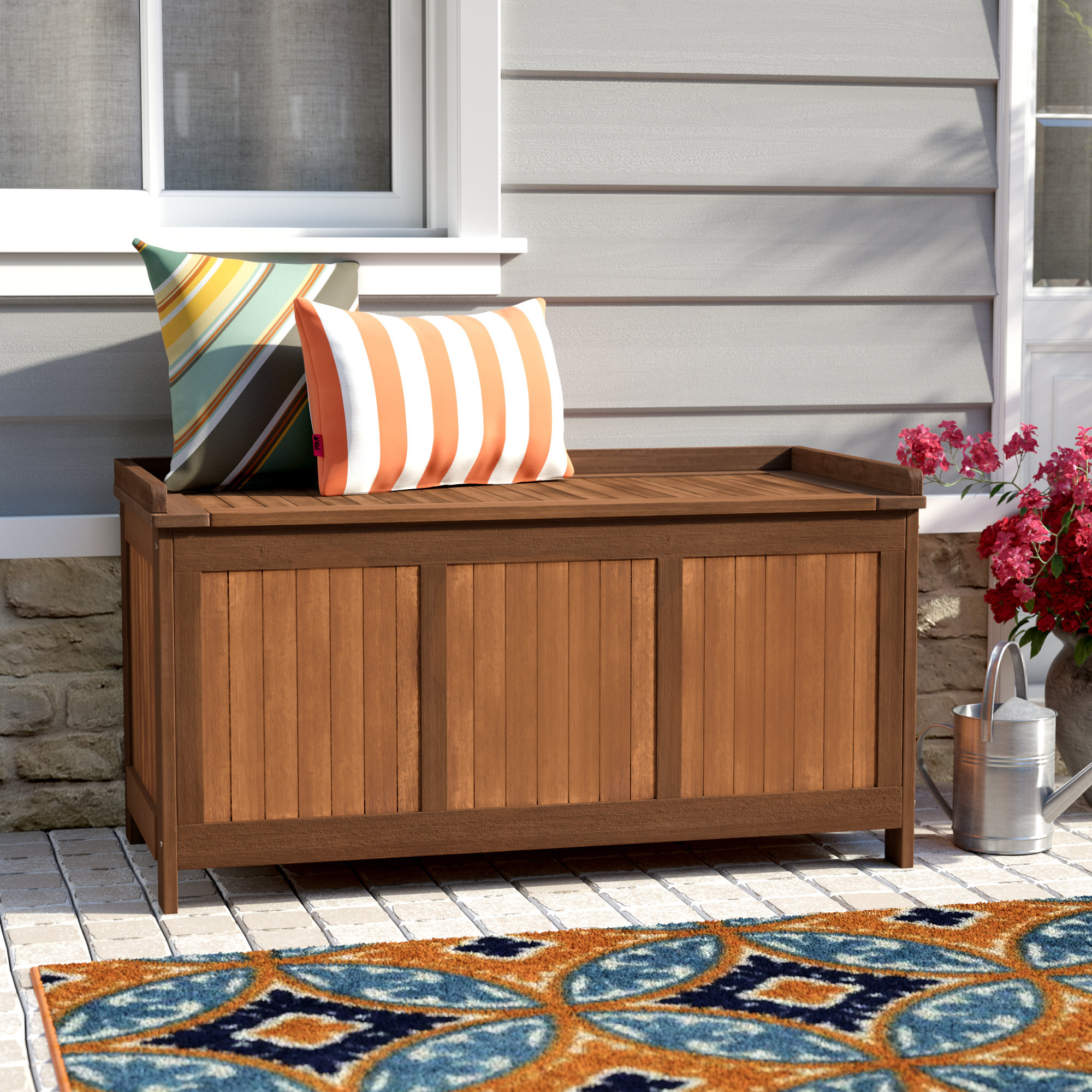 Ebern Designs Mcswain Outdoor Plywood Deck Box Reviews Wayfair throughout sizing 2000 X 2000