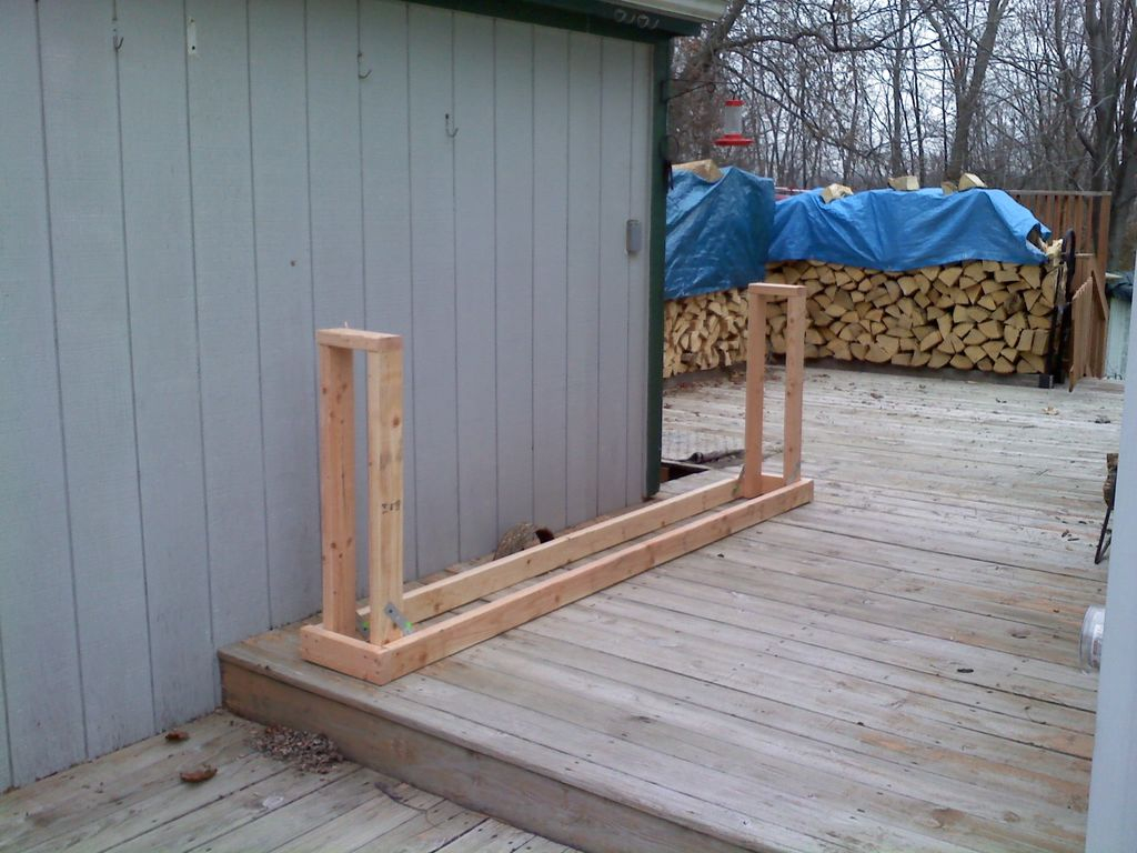 Firewood Rack 3 Steps with sizing 1024 X 768