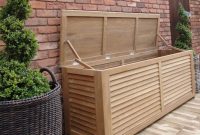 Fsc Teak 18m Garden Cushion Storage Box Posh Garden Furniture Centre throughout size 1000 X 1000