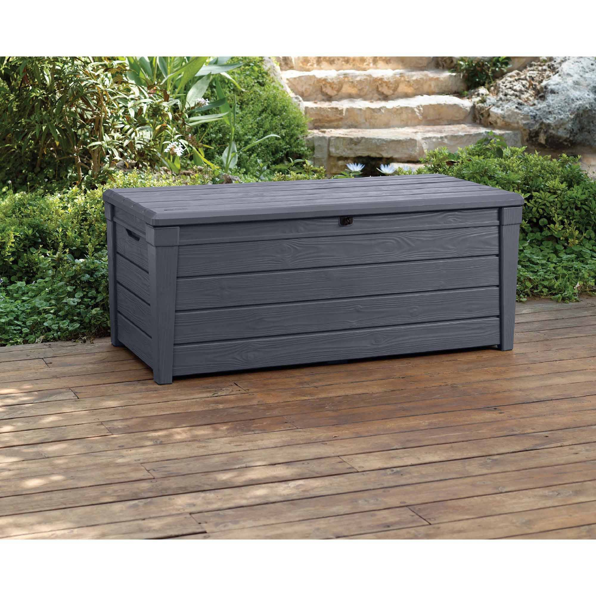 Furniture Attractive Water Resistant Plastic Deck Storage Bench within sizing 2000 X 2000