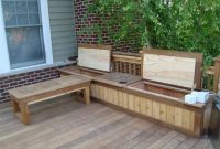 Furniture Superb Deck Storage Bench With Back Plans Also Outdoor throughout sizing 1024 X 768