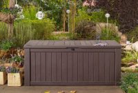 Garden Storage Bench Box Large 570l Keter Resin Furniture Lockable regarding proportions 1500 X 1238