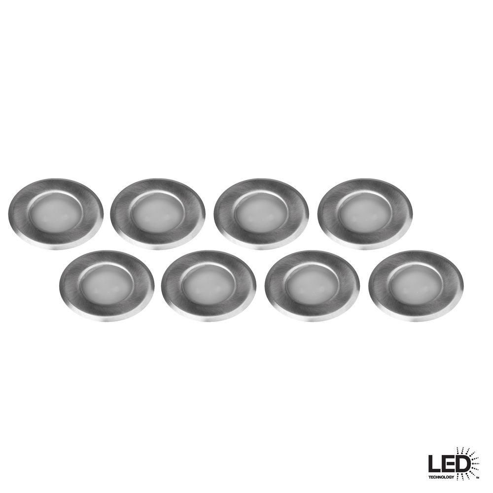 Hampton Bay 12 Volt Low Voltage 8 Light Stainless Steel Led Deck with size 1000 X 1000