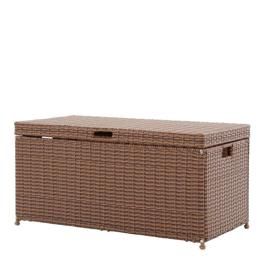 Jeco Honey Wicker Patio Furniture Storage Deck Box Ori003 C The with regard to size 1000 X 1000