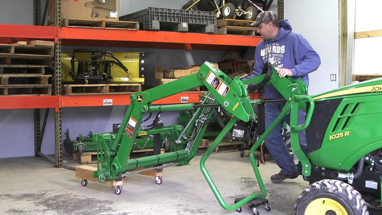 John Deere 1025r Loader Removalstorage On Rollerscaster Wheels for dimensions 1920 X 1080