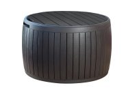 Keter Circa 37 Gal Resin Storage Circular Deck Box 230897 The with regard to dimensions 1000 X 1000