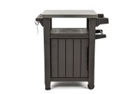Keter Unity 40 Gal Grill Serving Prep Station Cart With Patio with proportions 1000 X 1000