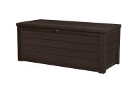 Keter Westwood 150 Gal Resin Deck Box In Espresso Brown 231666 intended for dimensions 1000 X 1000