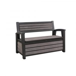 Keter Wlf 60 Gal Outdoor Garden Patio Deck Box Storage Bench 233030 in proportions 1000 X 1000