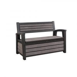 Keter Wlf 60 Gal Outdoor Garden Patio Deck Box Storage Bench 233030 regarding dimensions 1000 X 1000