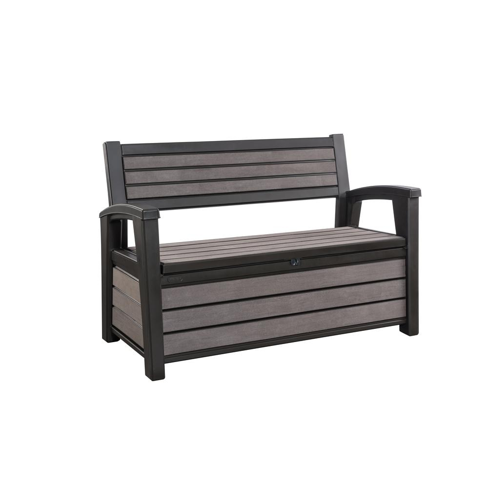 Keter Wlf 60 Gal Outdoor Garden Patio Deck Box Storage Bench 233030 with size 1000 X 1000