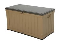 Lifetime 116 Gal Polyethylene Outdoor Deck Box throughout proportions 1000 X 1000