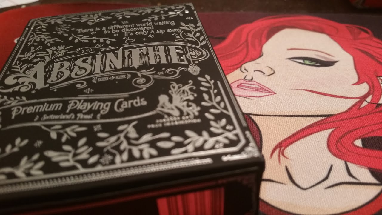 New Ellusionist Absinthe Non Prohibition Playing Cards Deck Review within sizing 1280 X 720