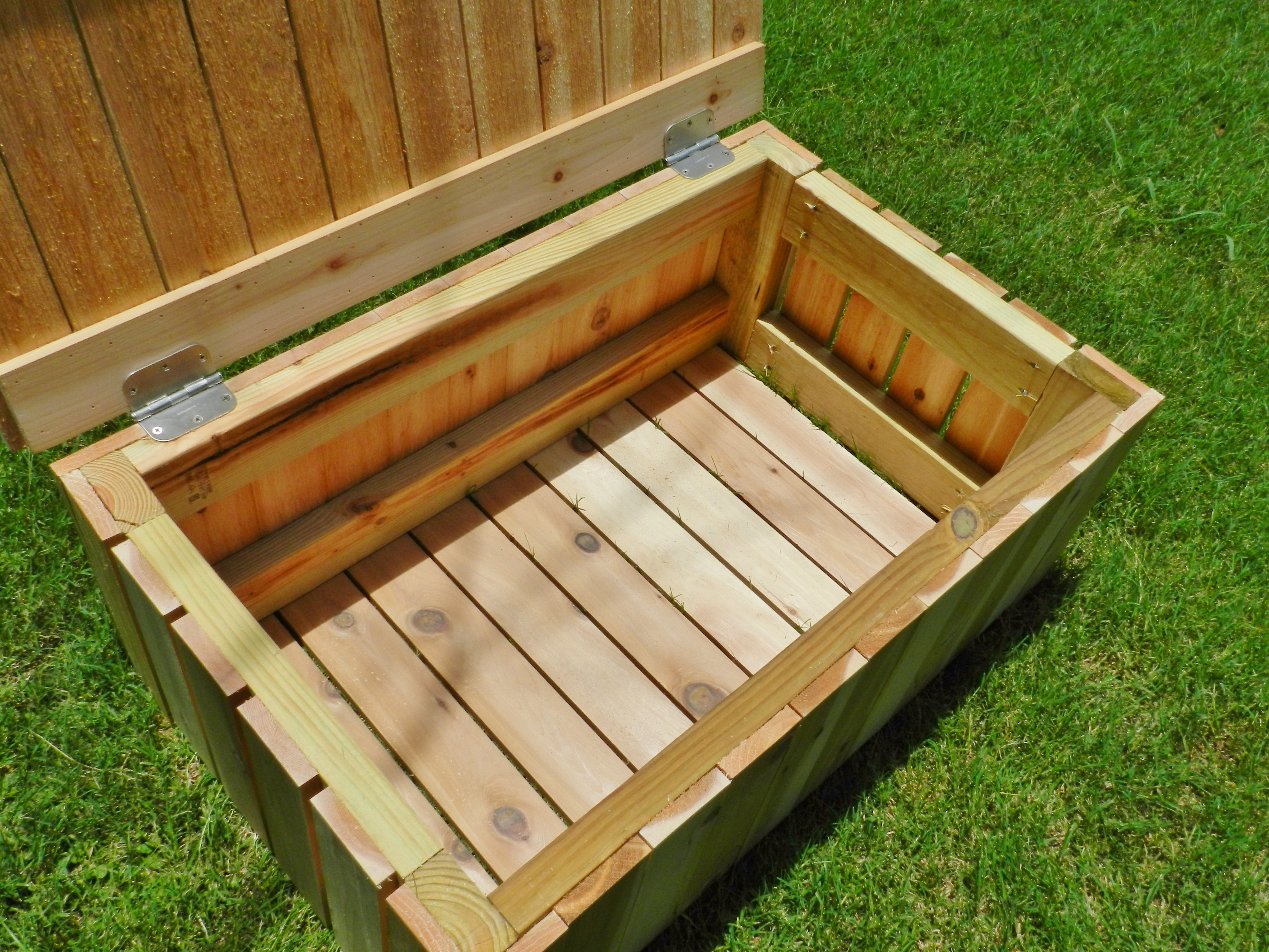 Outdoor Wood Storage Bench Plans with size 4000 X 3000