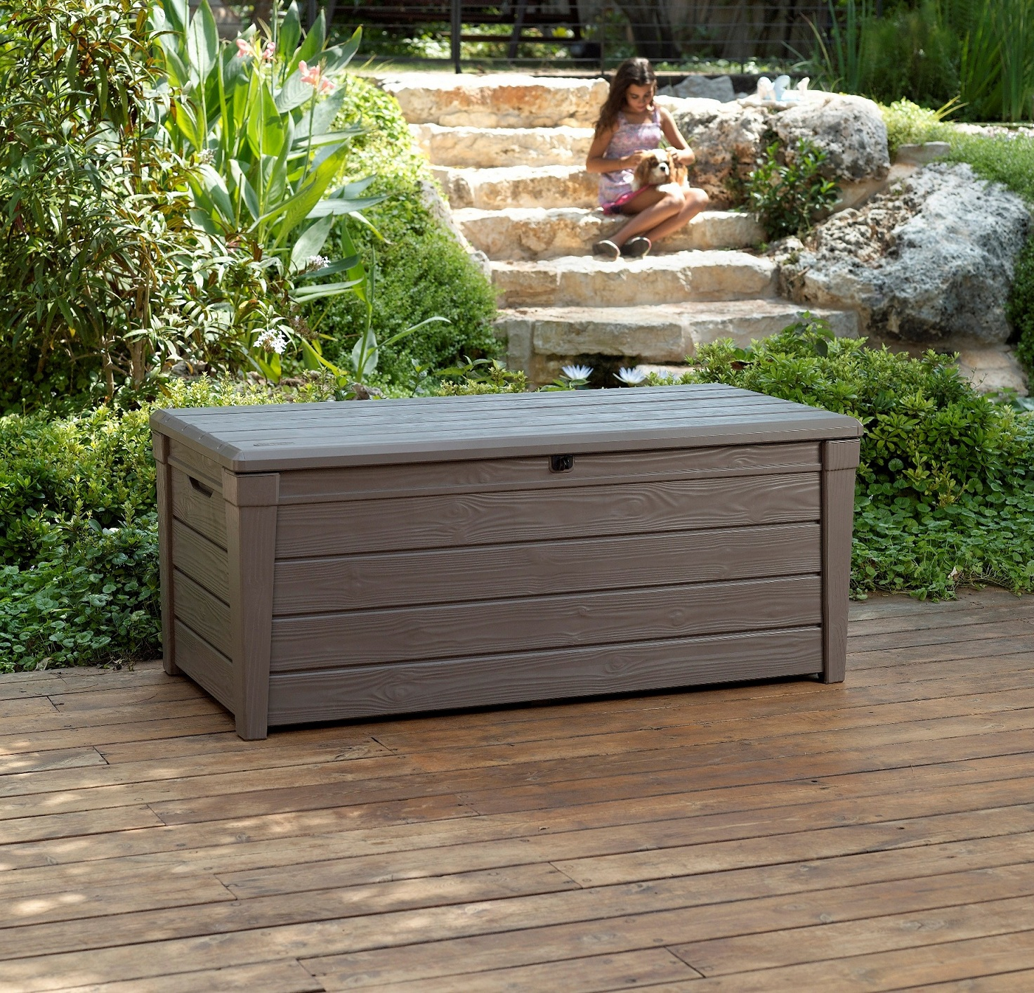 Outside Storage Bench Look Simple In The Natural Color Myvinespace in measurements 1472 X 1413