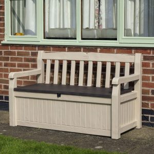 Pool Deck Box Outdoor Storage Seat Garden Bench Yard Patio Cabinet with measurements 1092 X 1092