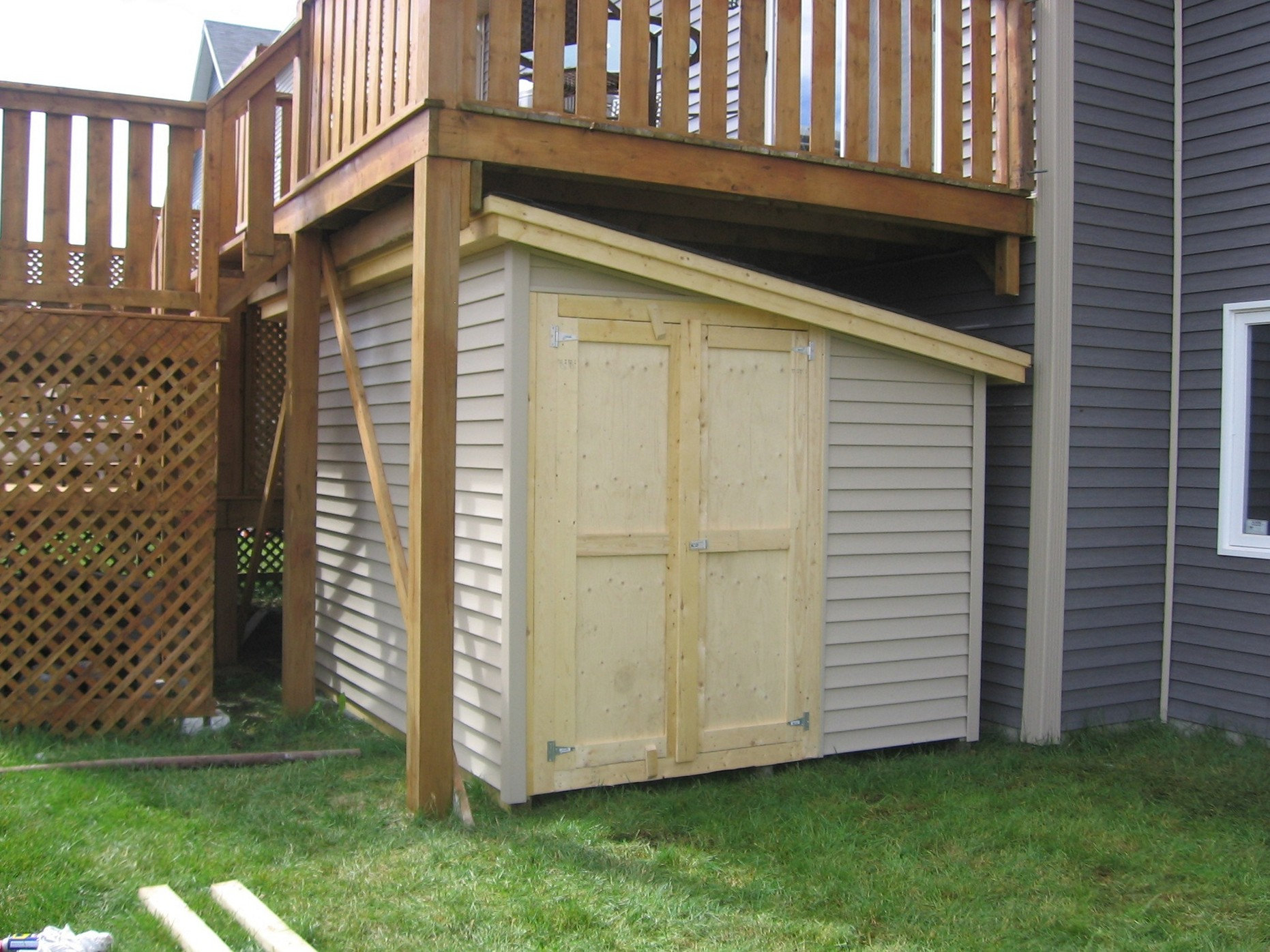 Preview Full Under Deck Storage Shed Under Deck Storage intended for dimensions 1862 X 1396