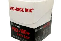 Pro 100 White Ultra Pro Deck Box regarding size 1000 X 1000