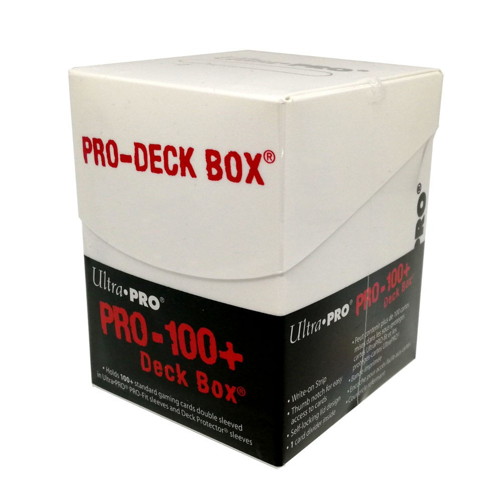 Pro 100 White Ultra Pro Deck Box regarding size 1000 X 1000