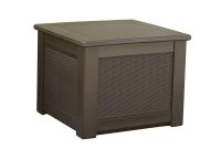 Rubbermaid Rattan 56 Gal Resin Storage Cube Deck Box 1837309 The intended for dimensions 1000 X 1000