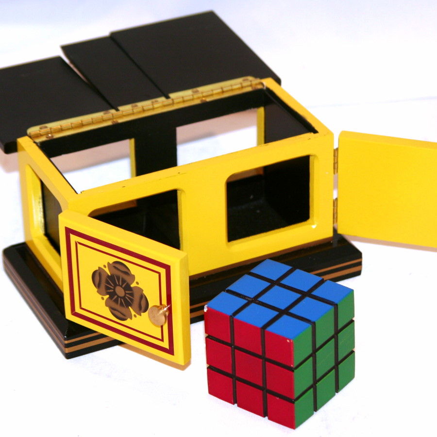 See Thru Rubiks Cube Box Small Mel Babcock Martins Magic throughout sizing 900 X 900