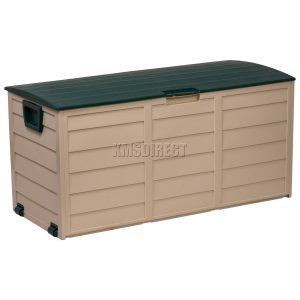 Starplast Outdoor Garden Plastic Storage Utility Chest Cushion Shed inside proportions 3000 X 3000