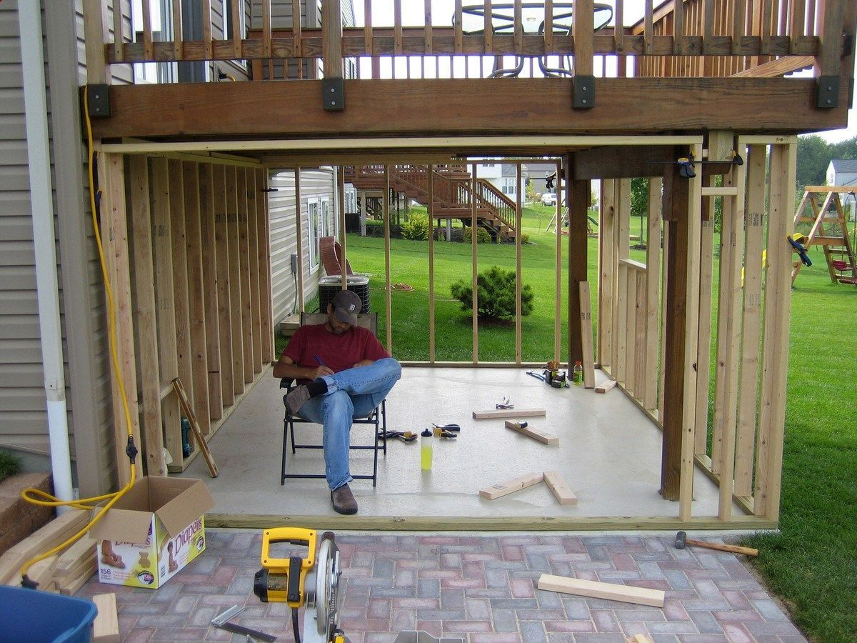 Storage Under Deck Ideas Building My Shed Was To Build The with measurements 1200 X 900