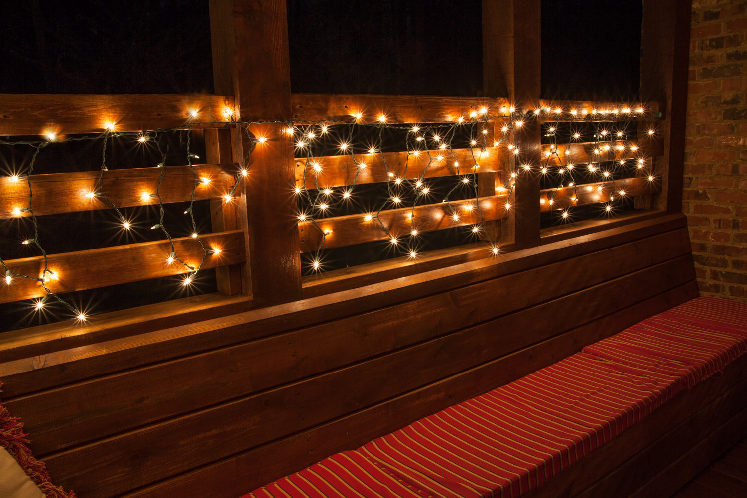 String Lights On Deck Railing Decks Ideas for size 1500 X 1000