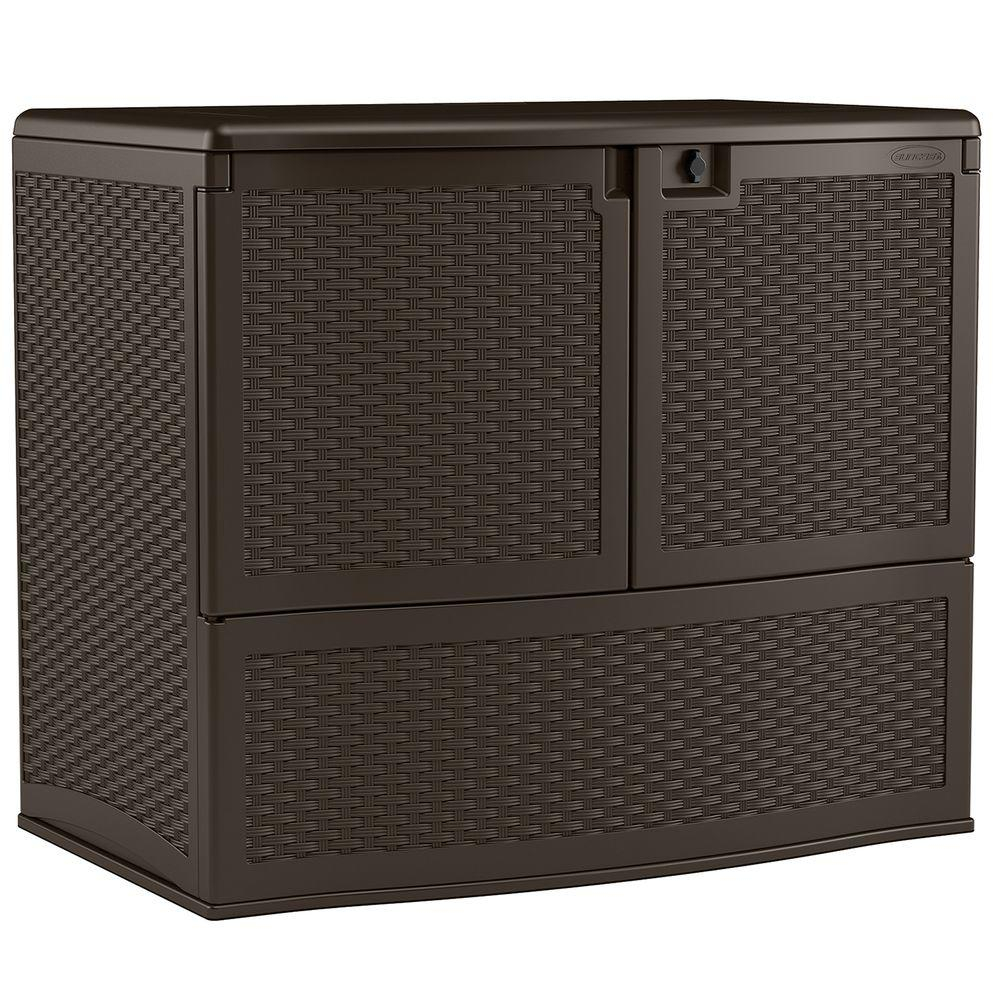 Suncast 195 Gal Backyard Oasis Vertical Deck Box Vdb19500j The for dimensions 1000 X 1000