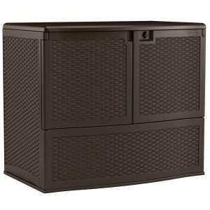 Suncast 195 Gal Backyard Oasis Vertical Deck Box Vdb19500j The with regard to proportions 1000 X 1000