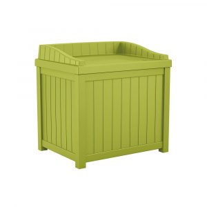 Suncast 22 Gal Green Small Storage Seat Deck Box Ss1000gd The regarding sizing 1000 X 1000