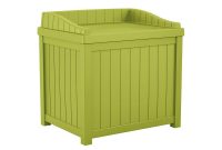 Suncast 22 Gal Green Small Storage Seat Deck Box Ss1000gd The with proportions 1000 X 1000