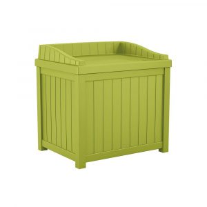 Suncast 22 Gal Green Small Storage Seat Deck Box Ss1000gd The with sizing 1000 X 1000