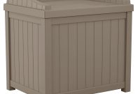 Suncast 22 Gal Taupe Small Storage Seat Deck Box Ss1000dtd The in dimensions 1000 X 1000
