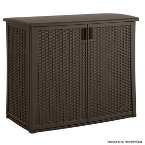 Suncast 4225 In X 23 In Outdoor Patio Cabinet Bmoc4100 The Home pertaining to size 1000 X 1000