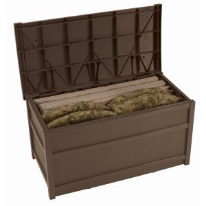 Suncast 50 Gallon Mocha Resin Deck Box Db5000b Walmart pertaining to proportions 1500 X 1500