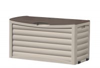 Suncast 83 Gallon Resin Deck Box Light Taupe Mocha Db8300 throughout dimensions 2541 X 1650